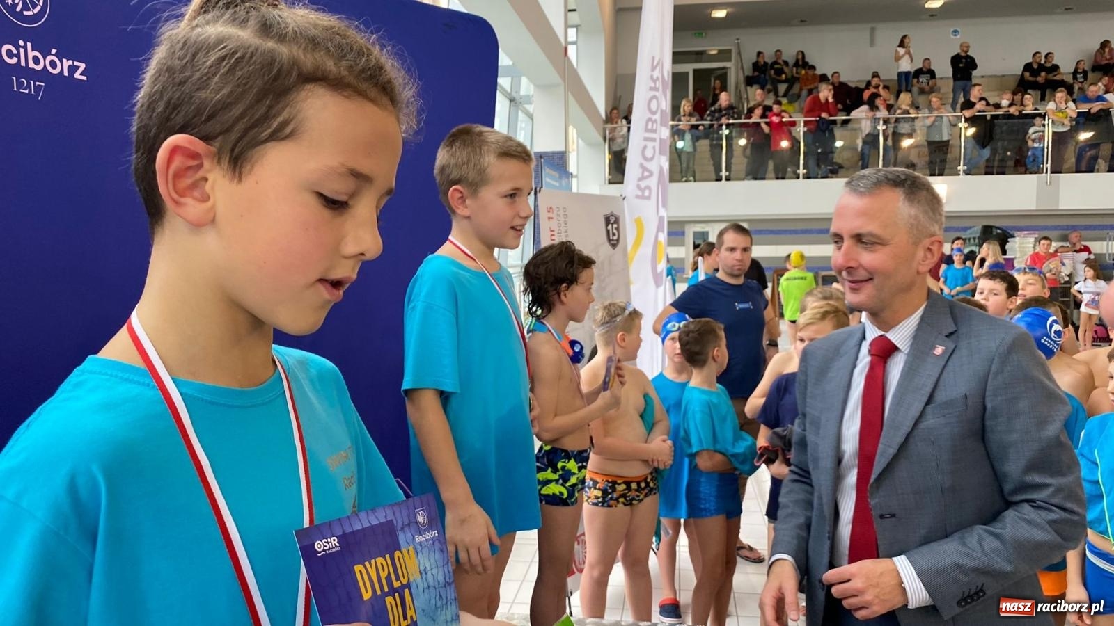 Zdjęcie w galerii na portalu naszraciborz.pl: Pływackie nadzieje z Raciborza rywalizowały w H2Ostróg wiadomości z regionu