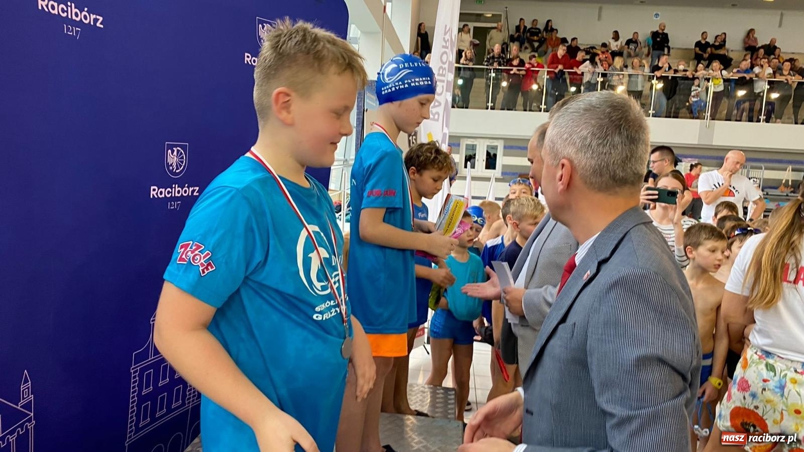 Zdjęcie w galerii na portalu naszraciborz.pl: Pływackie nadzieje z Raciborza rywalizowały w H2Ostróg wiadomości z regionu