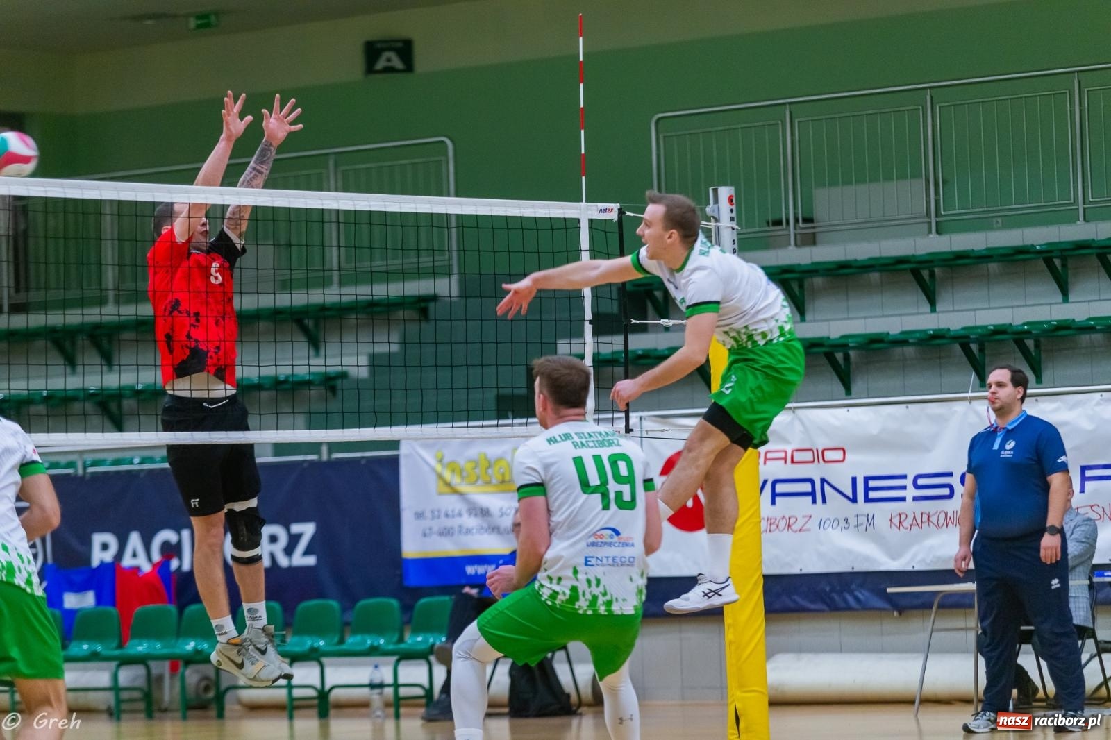 Zdjęcie w galerii na portalu naszraciborz.pl: Siatkarskie derby dla KS Racibórz [FOTO i WIDEO] wiadomości z regionu