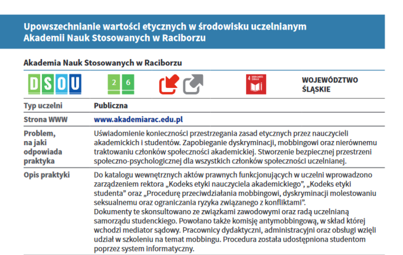 Zdjęcie w galerii na portalu naszraciborz.pl: Społeczna odpowiedzialność Akademii wiadomości z regionu