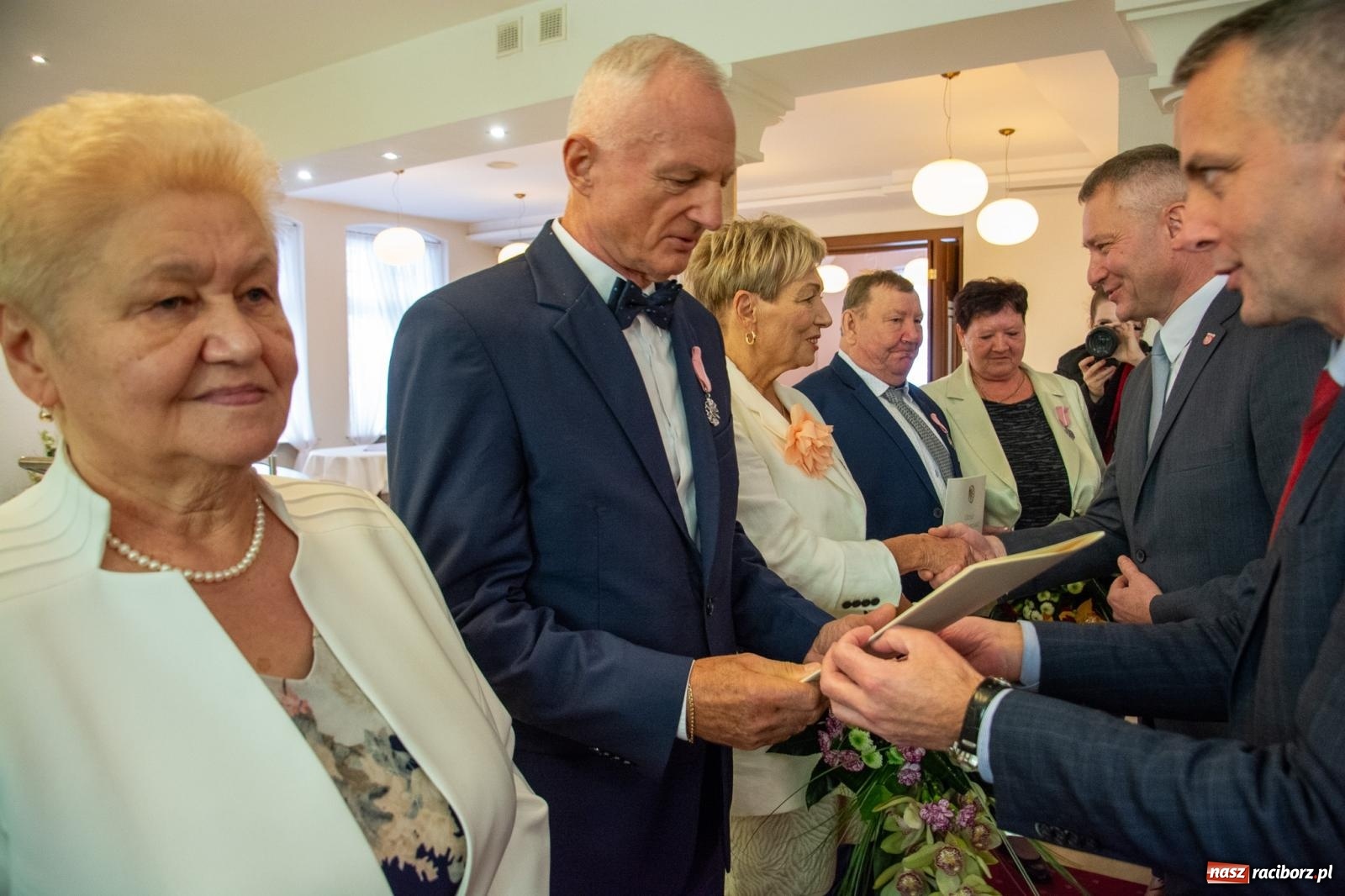 Zdjęcie w galerii na portalu naszraciborz.pl: Osiem par świętowało złote gody w raciborskim USC [FOTO i WIDEO] wiadomości z regionu