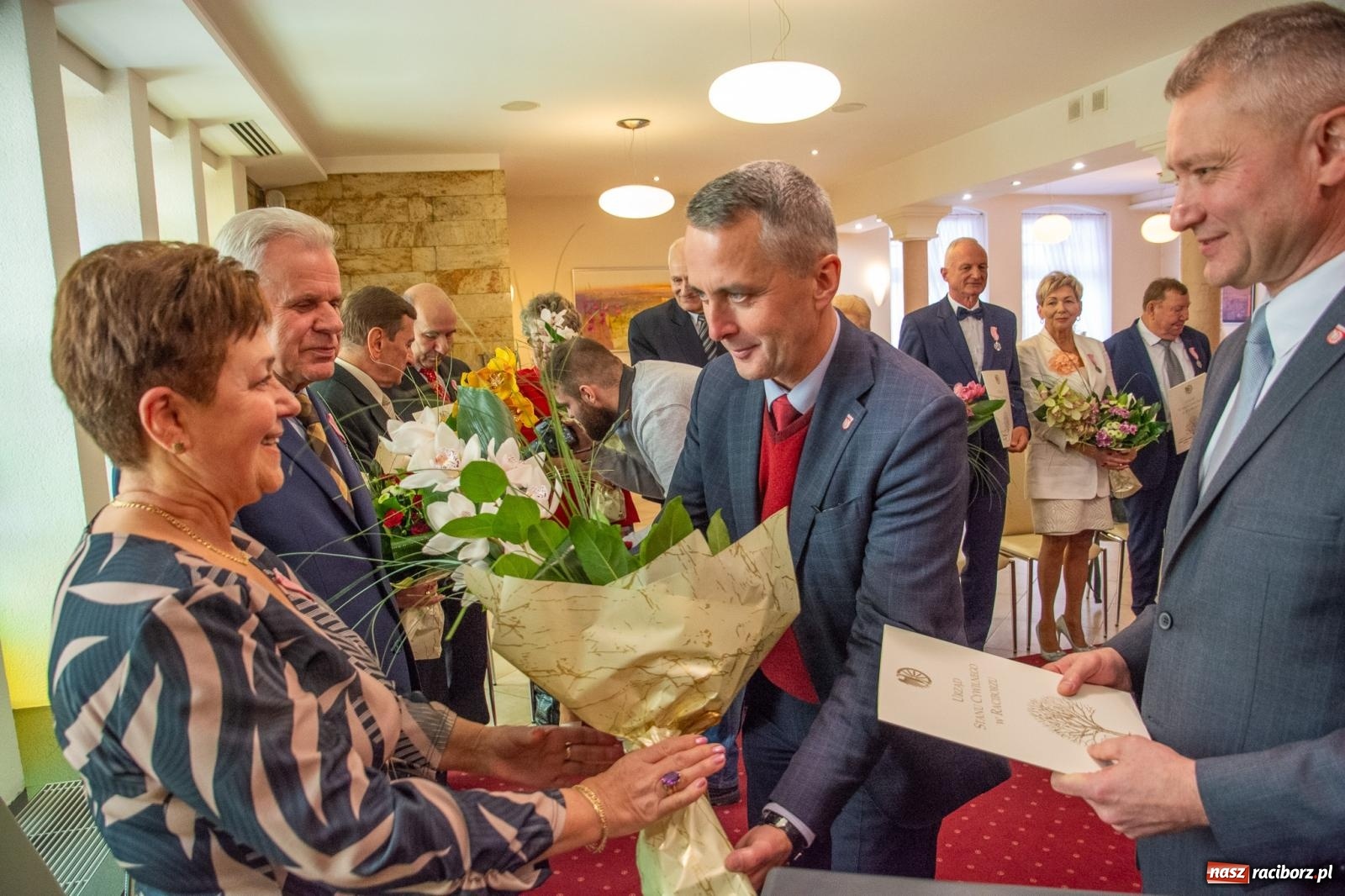 Zdjęcie w galerii na portalu naszraciborz.pl: Osiem par świętowało złote gody w raciborskim USC [FOTO i WIDEO] wiadomości z regionu