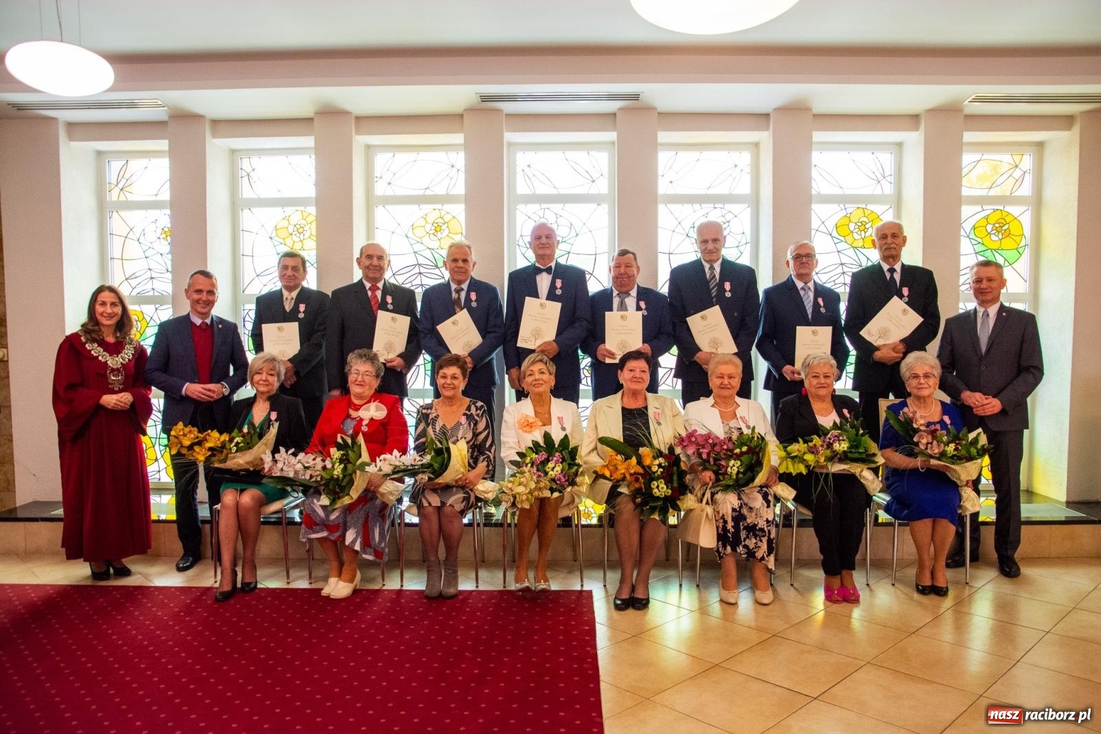 Zdjęcie w galerii na portalu naszraciborz.pl: Osiem par świętowało złote gody w raciborskim USC [FOTO i WIDEO] wiadomości z regionu