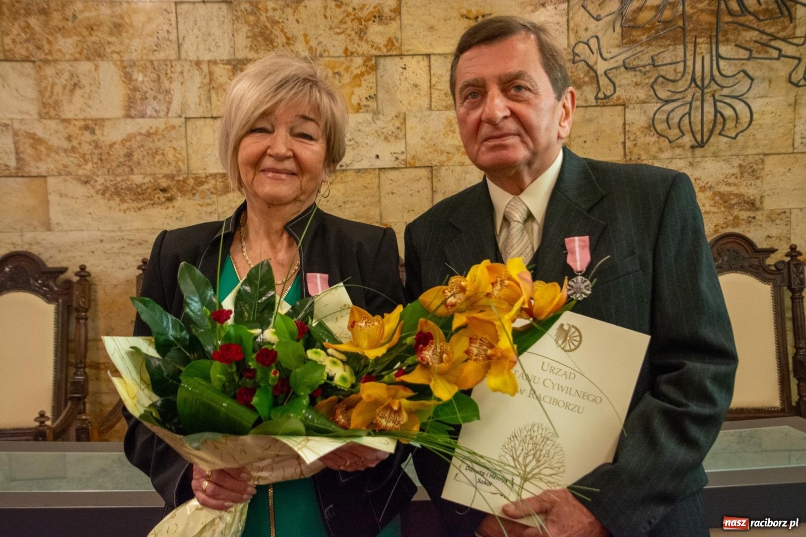 Zdjęcie w galerii na portalu naszraciborz.pl: Osiem par świętowało złote gody w raciborskim USC [FOTO i WIDEO] wiadomości z regionu