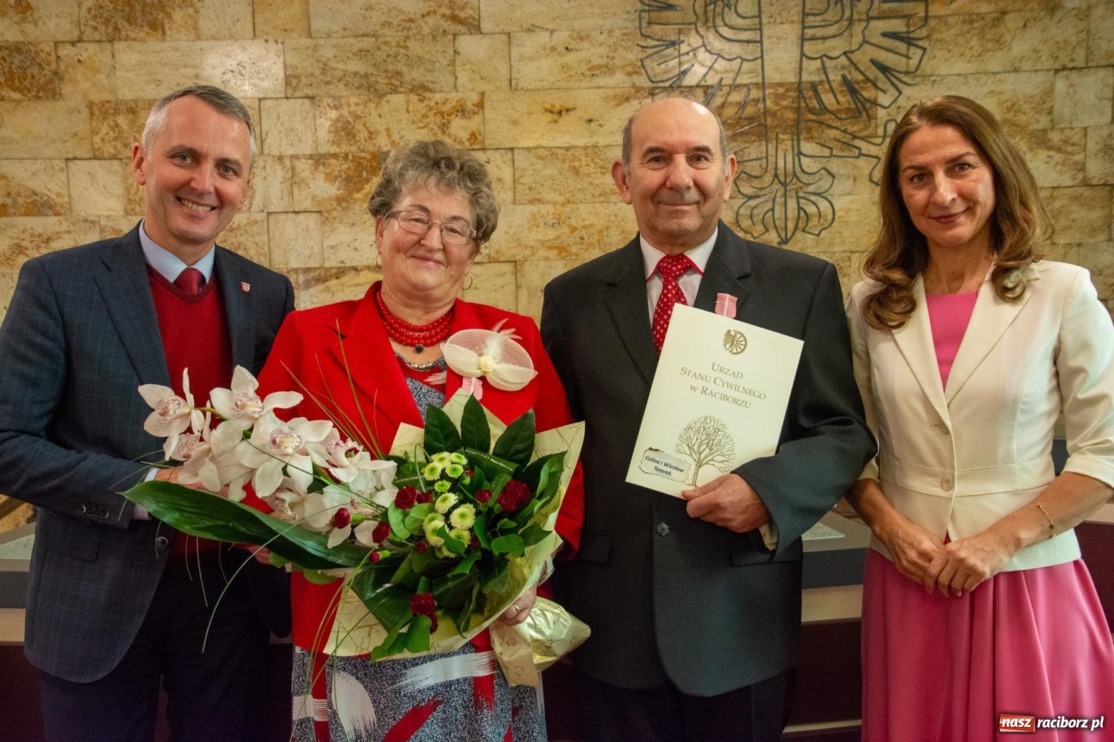 Zdjęcie w galerii na portalu naszraciborz.pl: Osiem par świętowało złote gody w raciborskim USC [FOTO i WIDEO] wiadomości z regionu