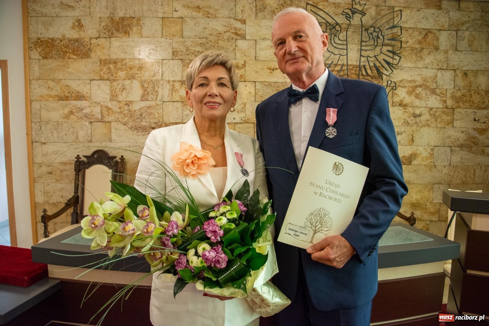 Zdjęcie w galerii na portalu naszraciborz.pl: Osiem par świętowało złote gody w raciborskim USC [FOTO i WIDEO] wiadomości z regionu