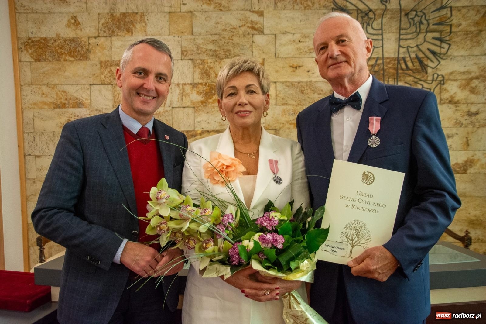 Zdjęcie w galerii na portalu naszraciborz.pl: Osiem par świętowało złote gody w raciborskim USC [FOTO i WIDEO] wiadomości z regionu