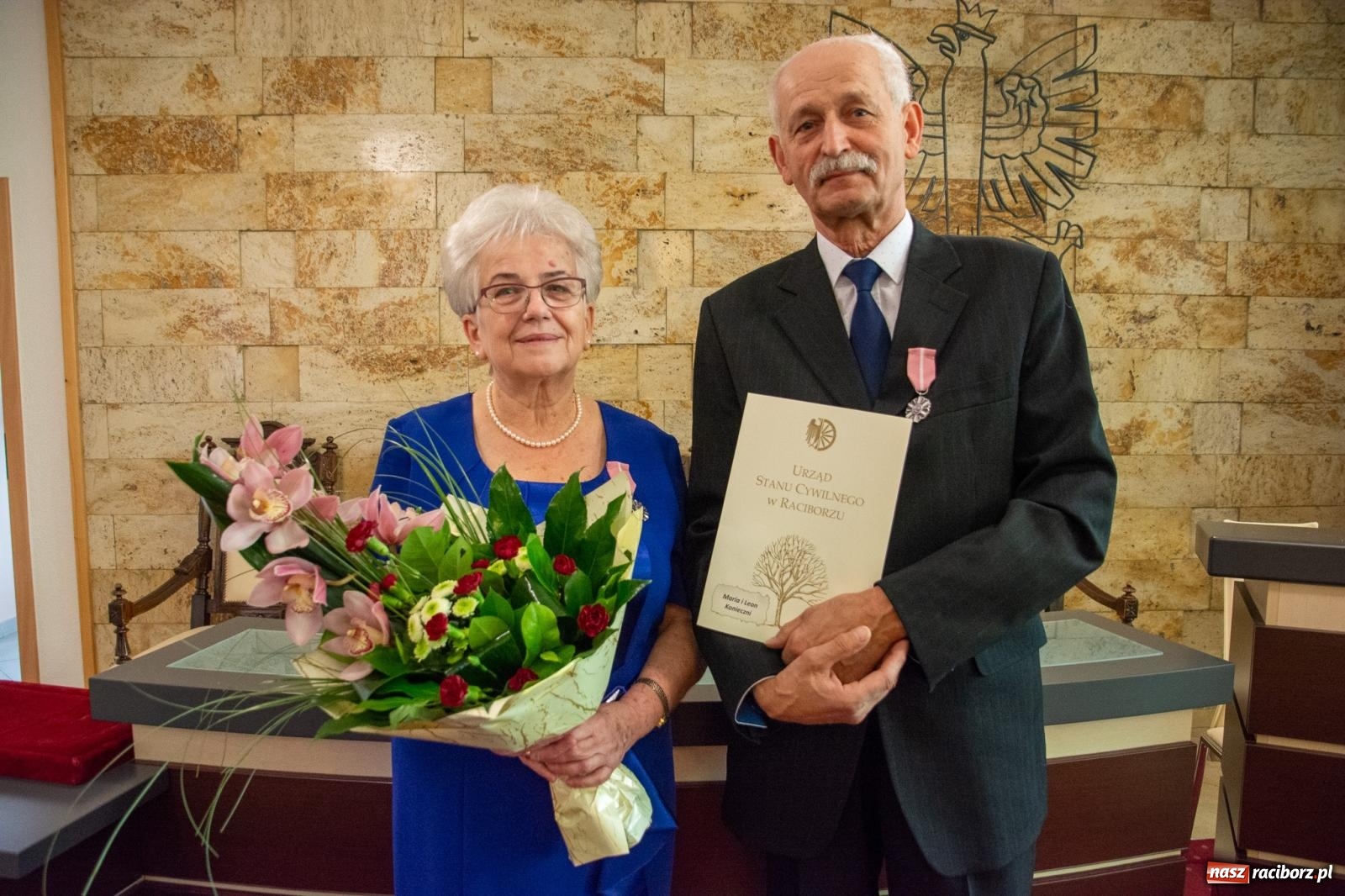 Zdjęcie w galerii na portalu naszraciborz.pl: Osiem par świętowało złote gody w raciborskim USC [FOTO i WIDEO] wiadomości z regionu