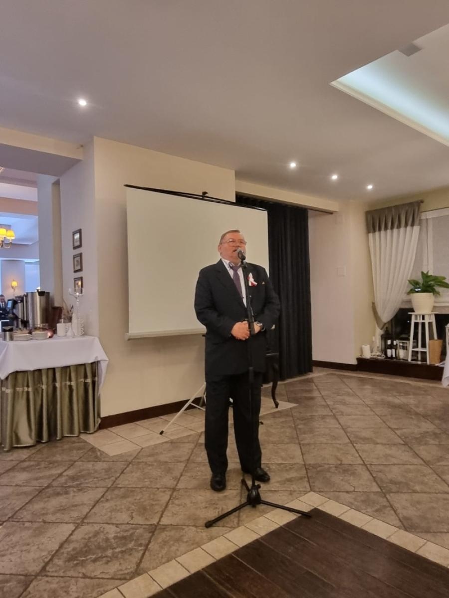 Zdjęcie w galerii na portalu naszraciborz.pl: Śląscy pogranicznicy z Raciborza na niepodległościowym balu wiadomości z regionu