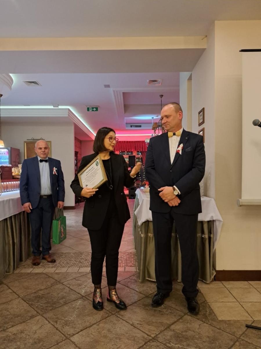 Zdjęcie w galerii na portalu naszraciborz.pl: Śląscy pogranicznicy z Raciborza na niepodległościowym balu wiadomości z regionu