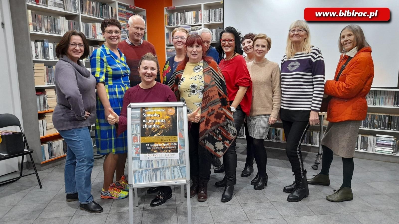 Zdjęcie w galerii na portalu naszraciborz.pl: Biblioteka na Ostrogu sposobem na jesienną chandrę wiadomości z regionu