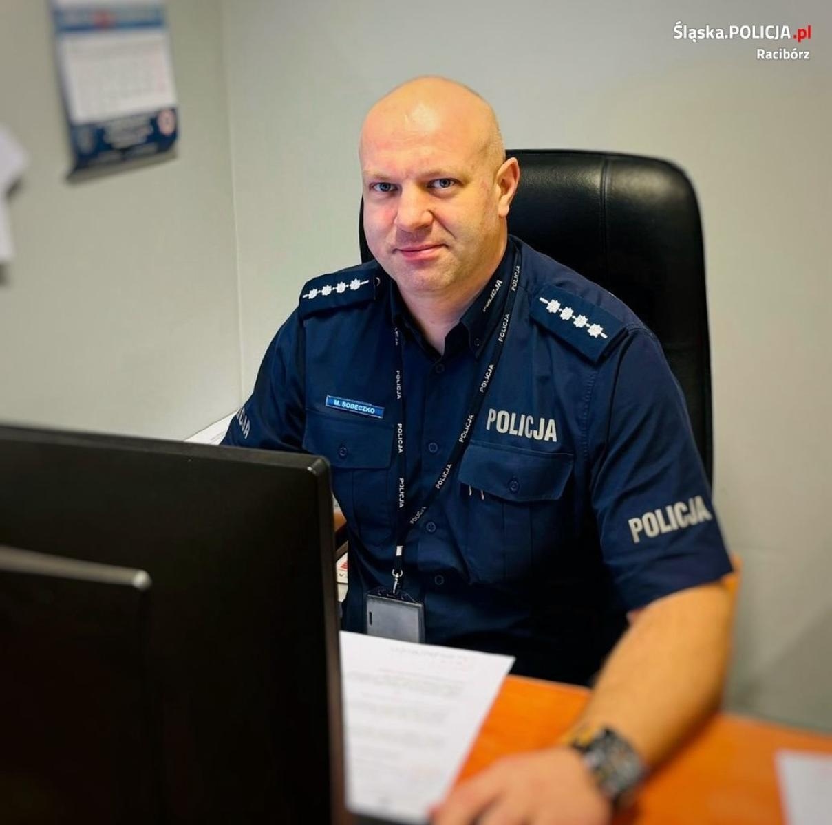 Zdjęcie w galerii na portalu naszraciborz.pl: Policjant usłyszał krzyk i od razu wkroczył do akcji wiadomości z regionu