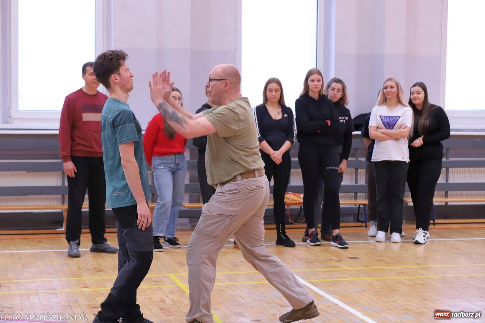Zdjęcie w galerii na portalu naszraciborz.pl: W życiu nie ma STOP klatki. Seminarium samoobrony w PCS wiadomości z regionu