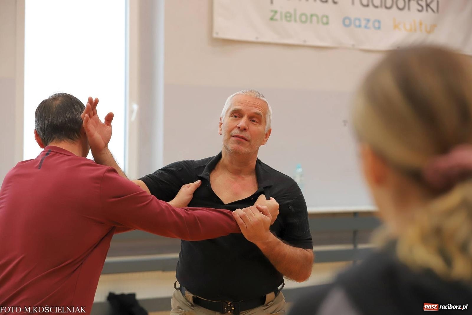 Zdjęcie w galerii na portalu naszraciborz.pl: W życiu nie ma STOP klatki. Seminarium samoobrony w PCS wiadomości z regionu