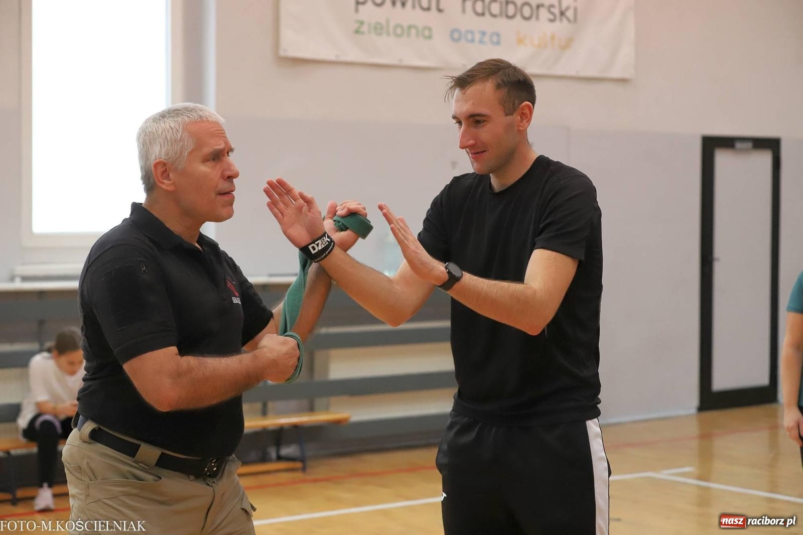 Zdjęcie w galerii na portalu naszraciborz.pl: W życiu nie ma STOP klatki. Seminarium samoobrony w PCS wiadomości z regionu