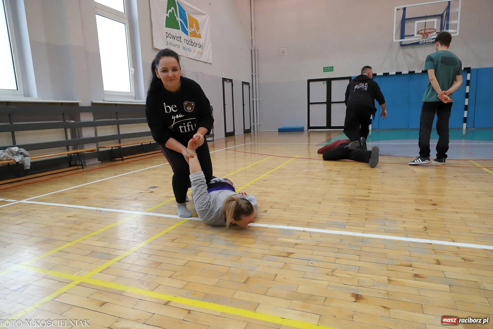 Zdjęcie w galerii na portalu naszraciborz.pl: W życiu nie ma STOP klatki. Seminarium samoobrony w PCS wiadomości z regionu