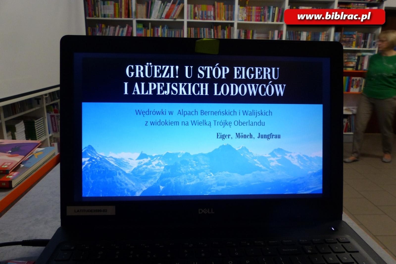 Zdjęcie w galerii na portalu naszraciborz.pl: Morwand i topniejące lodowce - slajdowisko o Szwajcarii w bibliotece w Markowicach wiadomości z regionu