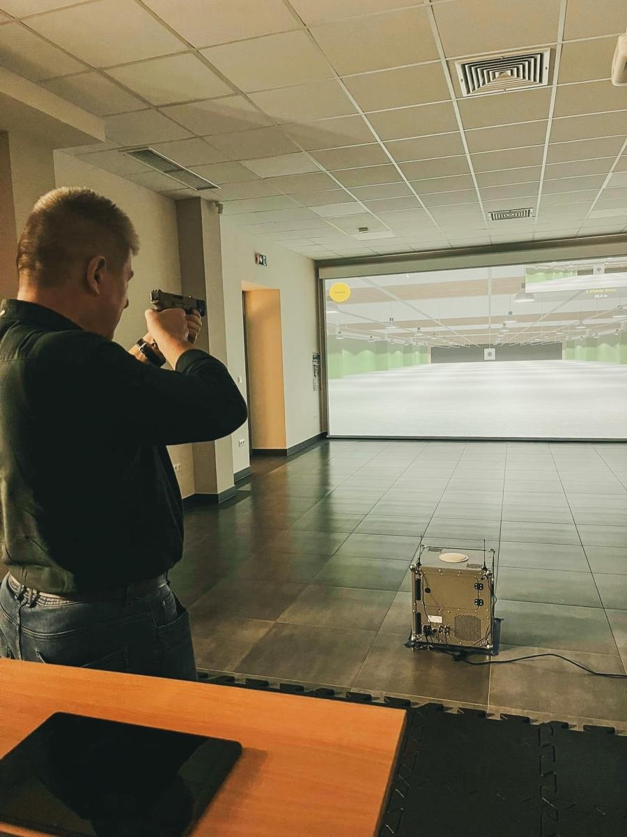 Zdjęcie w galerii na portalu naszraciborz.pl: Pietrowice Wielkie mają nowoczesną wirtualną strzelnicę wiadomości z regionu