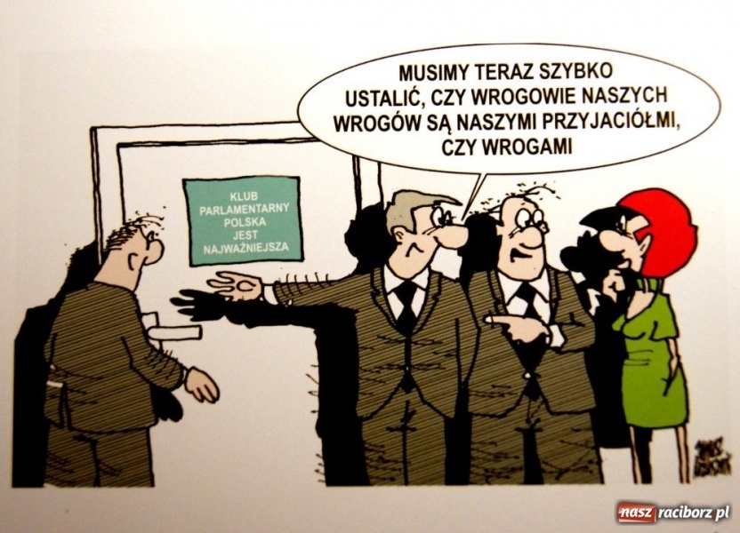Zdjęcie w galerii na portalu naszraciborz.pl: Satyra z TVN-u w raciborskim Muzeum wiadomości z regionu