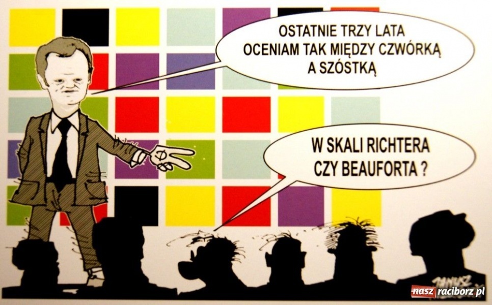 Zdjęcie w galerii na portalu naszraciborz.pl: Satyra z TVN-u w raciborskim Muzeum wiadomości z regionu