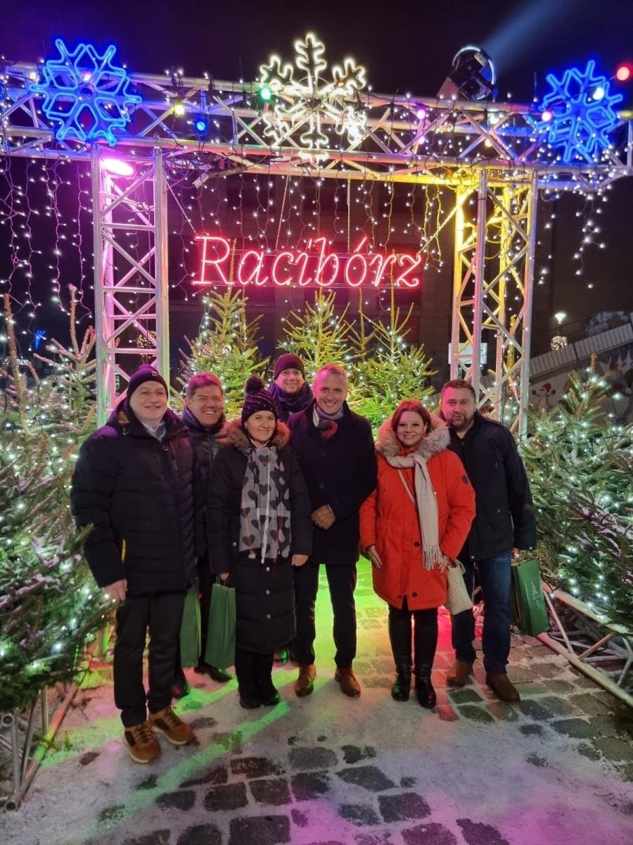 Zdjęcie w galerii na portalu naszraciborz.pl: Zimowa wizyta węgierskiej delegacji w Raciborzu wiadomości z regionu