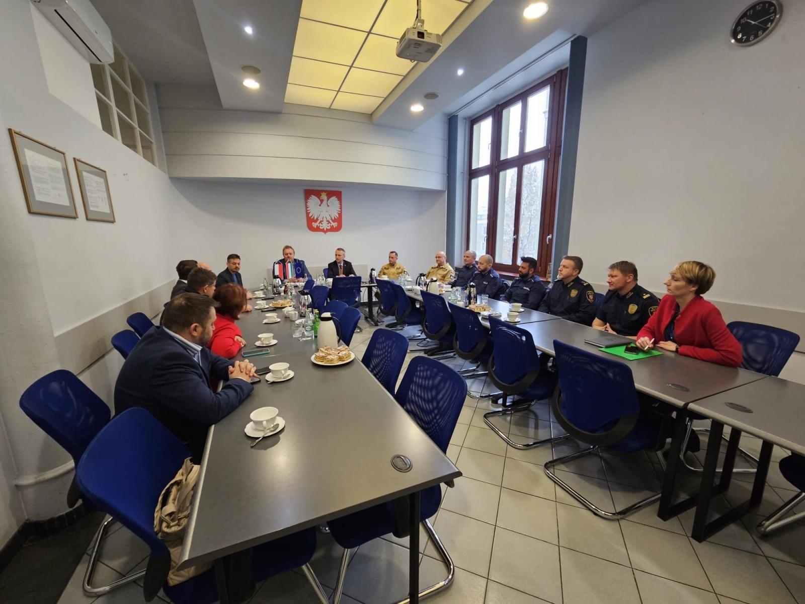 Zdjęcie w galerii na portalu naszraciborz.pl: Zimowa wizyta węgierskiej delegacji w Raciborzu wiadomości z regionu