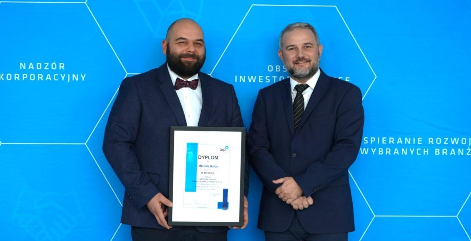 Zdjęcie w galerii na portalu naszraciborz.pl: 3. miejsce w konkursie ARP na najlepszą pracę inżynierską dla absolwenta ANS wiadomości z regionu