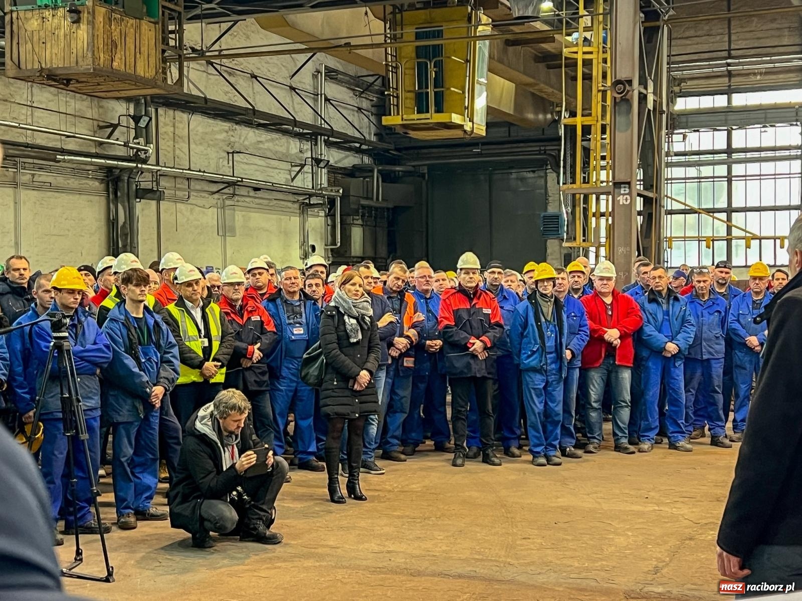 Zdjęcie w galerii na portalu naszraciborz.pl: Masówka w Rafako. Losy spółki rozstrzygną się przed Bożym Narodzeniem wiadomości z regionu