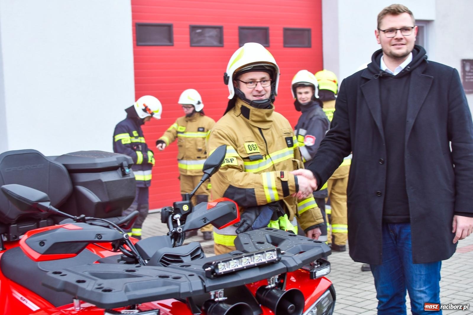 Zdjęcie w galerii na portalu naszraciborz.pl: Strażacy z Markowic powitali nowy sprzęt [FOTO i WIDEO] wiadomości z regionu
