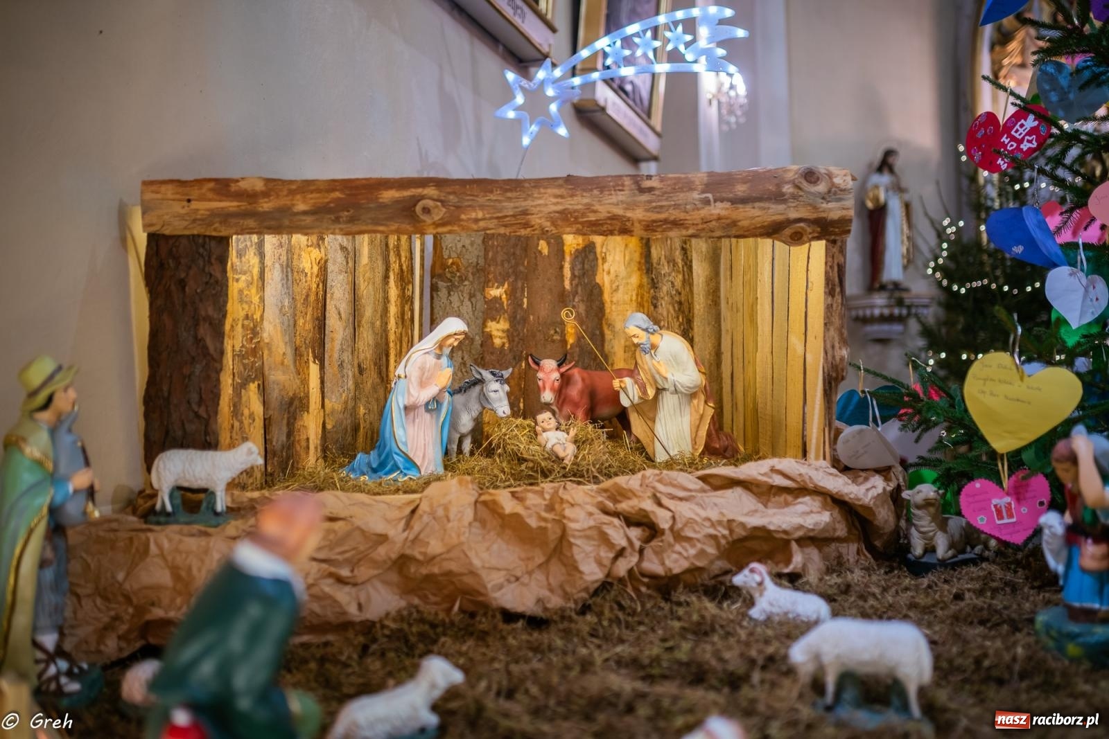 Zdjęcie w galerii na portalu naszraciborz.pl: Zaprośmy na nowo Jezusa w swoje życie. Zdjęcia raciborskich szopek wiadomości z regionu