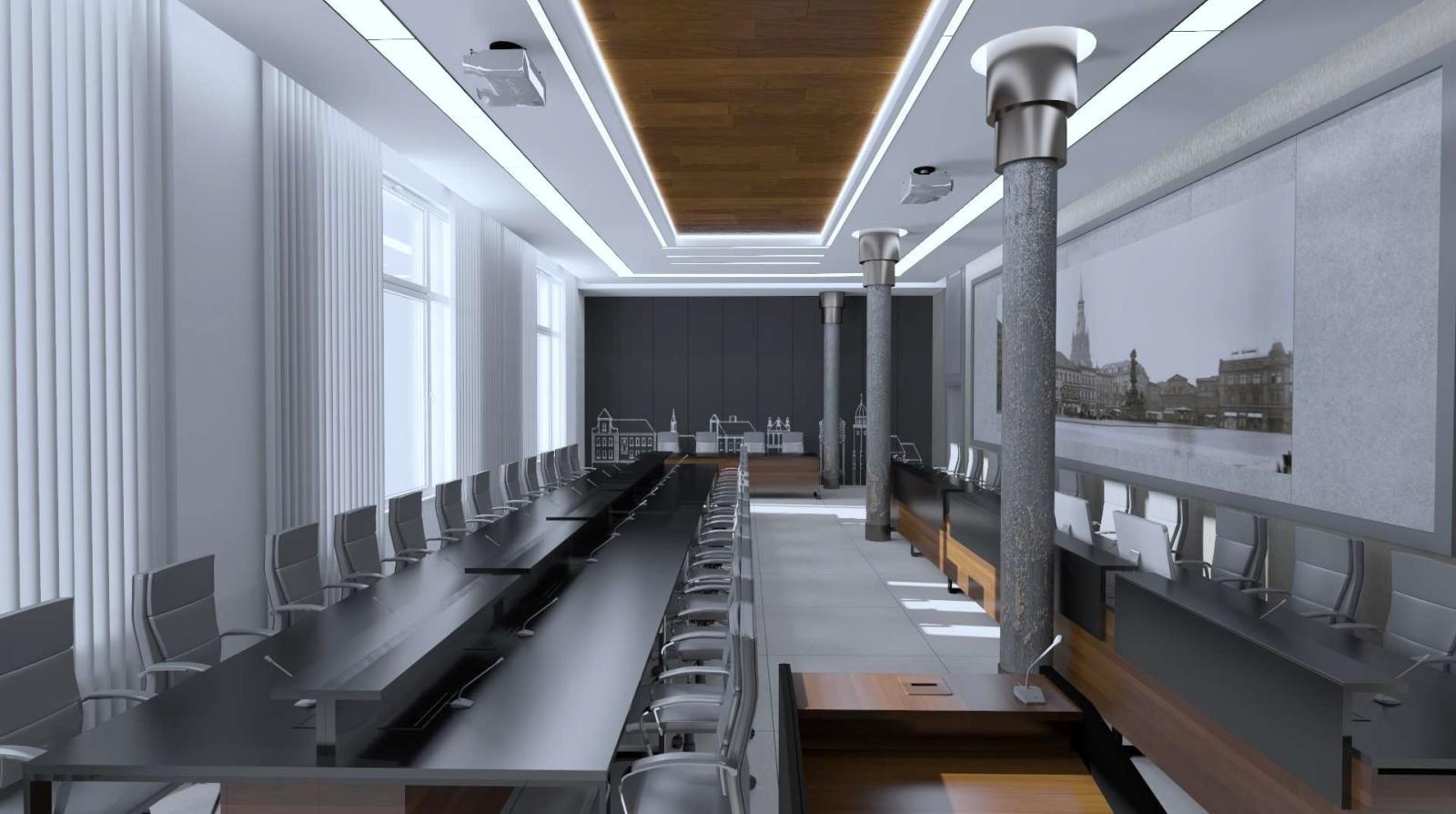 Zdjęcie w galerii na portalu naszraciborz.pl: Sala obrad w ratuszu przejdzie gruntowną modernizację. Tak będzie wyglądała [WIZUALIZACJE] wiadomości z regionu
