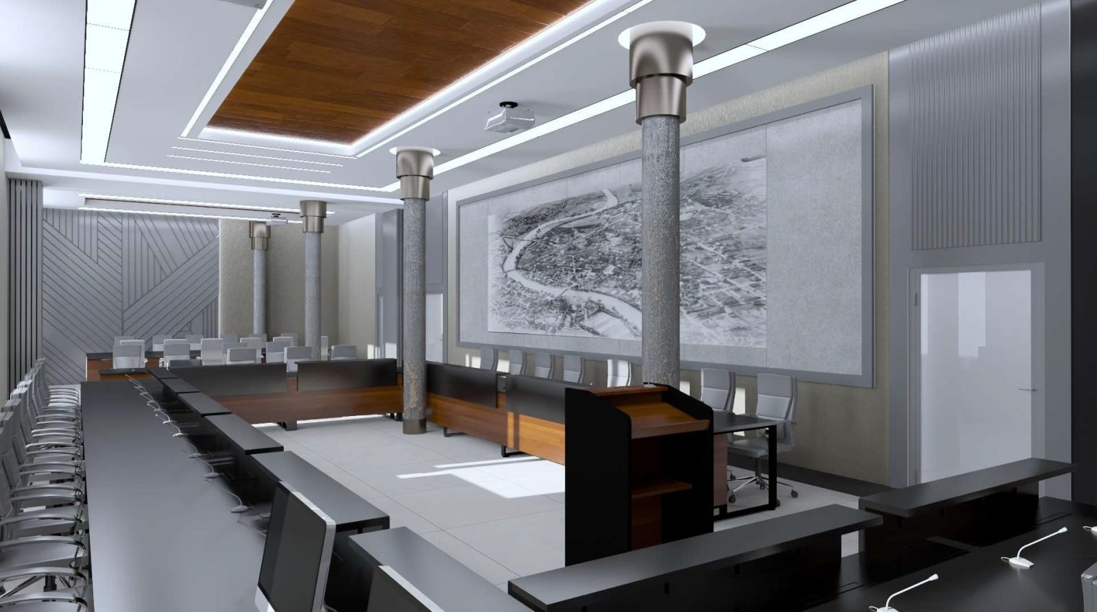 Zdjęcie w galerii na portalu naszraciborz.pl: Sala obrad w ratuszu przejdzie gruntowną modernizację. Tak będzie wyglądała [WIZUALIZACJE] wiadomości z regionu