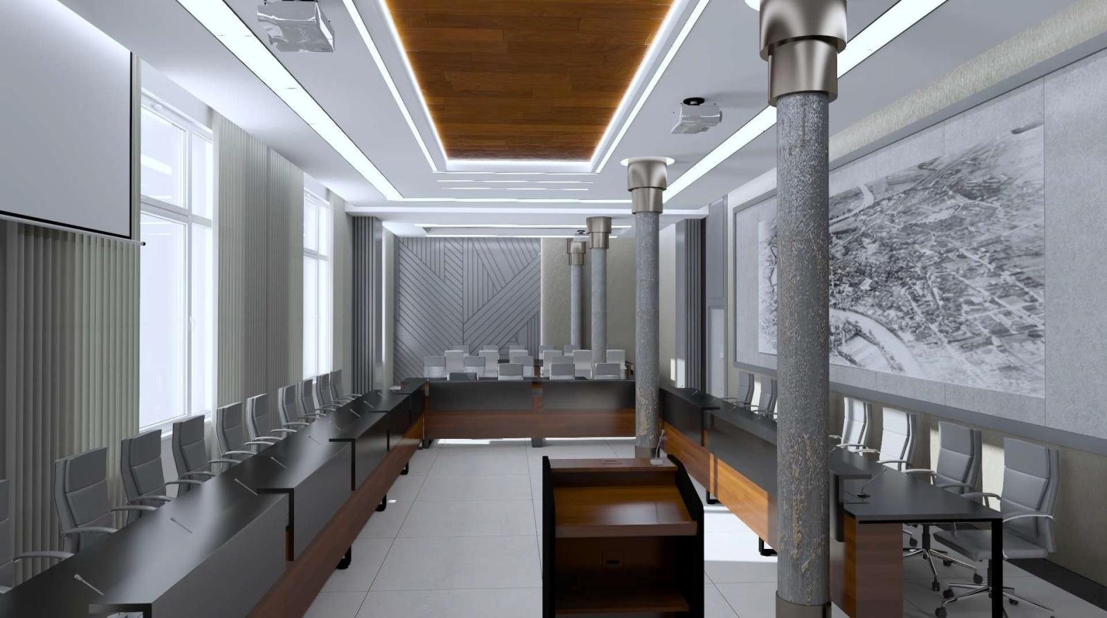 Zdjęcie w galerii na portalu naszraciborz.pl: Sala obrad w ratuszu przejdzie gruntowną modernizację. Tak będzie wyglądała [WIZUALIZACJE] wiadomości z regionu