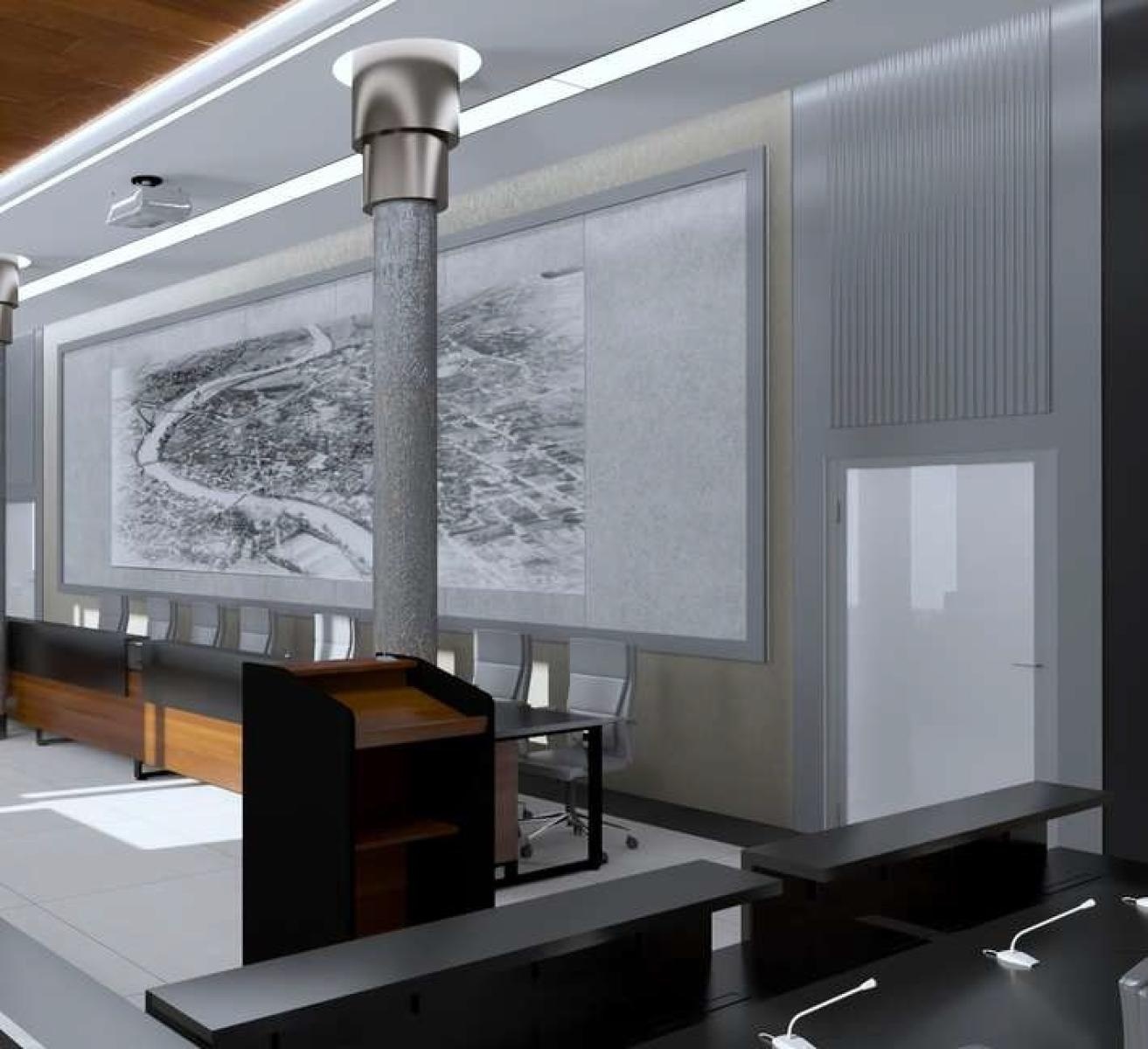 Zdjęcie w galerii na portalu naszraciborz.pl: Sala obrad w ratuszu przejdzie gruntowną modernizację. Tak będzie wyglądała [WIZUALIZACJE] wiadomości z regionu