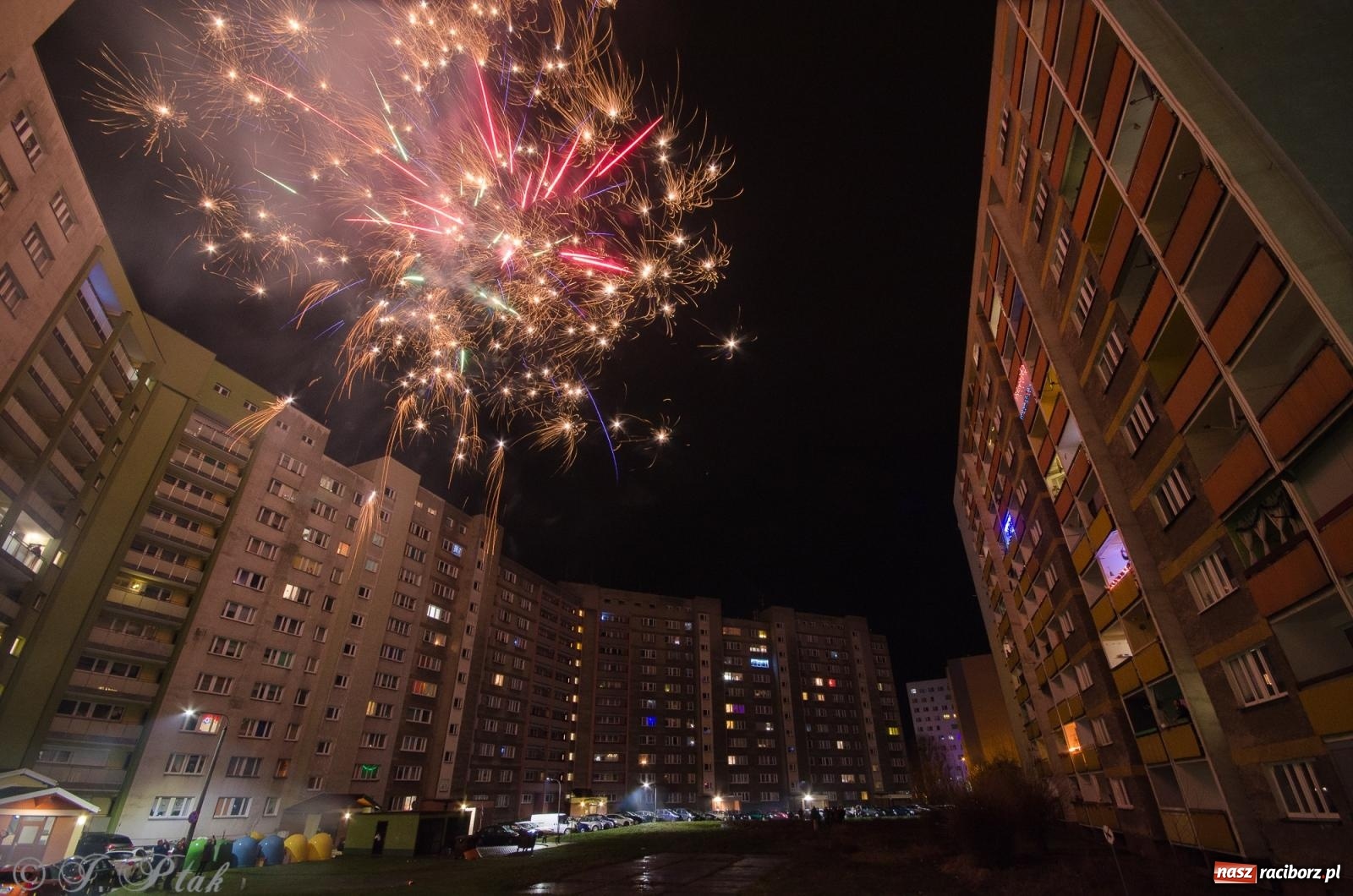 Zdjęcie w galerii na portalu naszraciborz.pl: Sylwestrowe migawki z Raciborza [FOTO i WIDEO] wiadomości z regionu