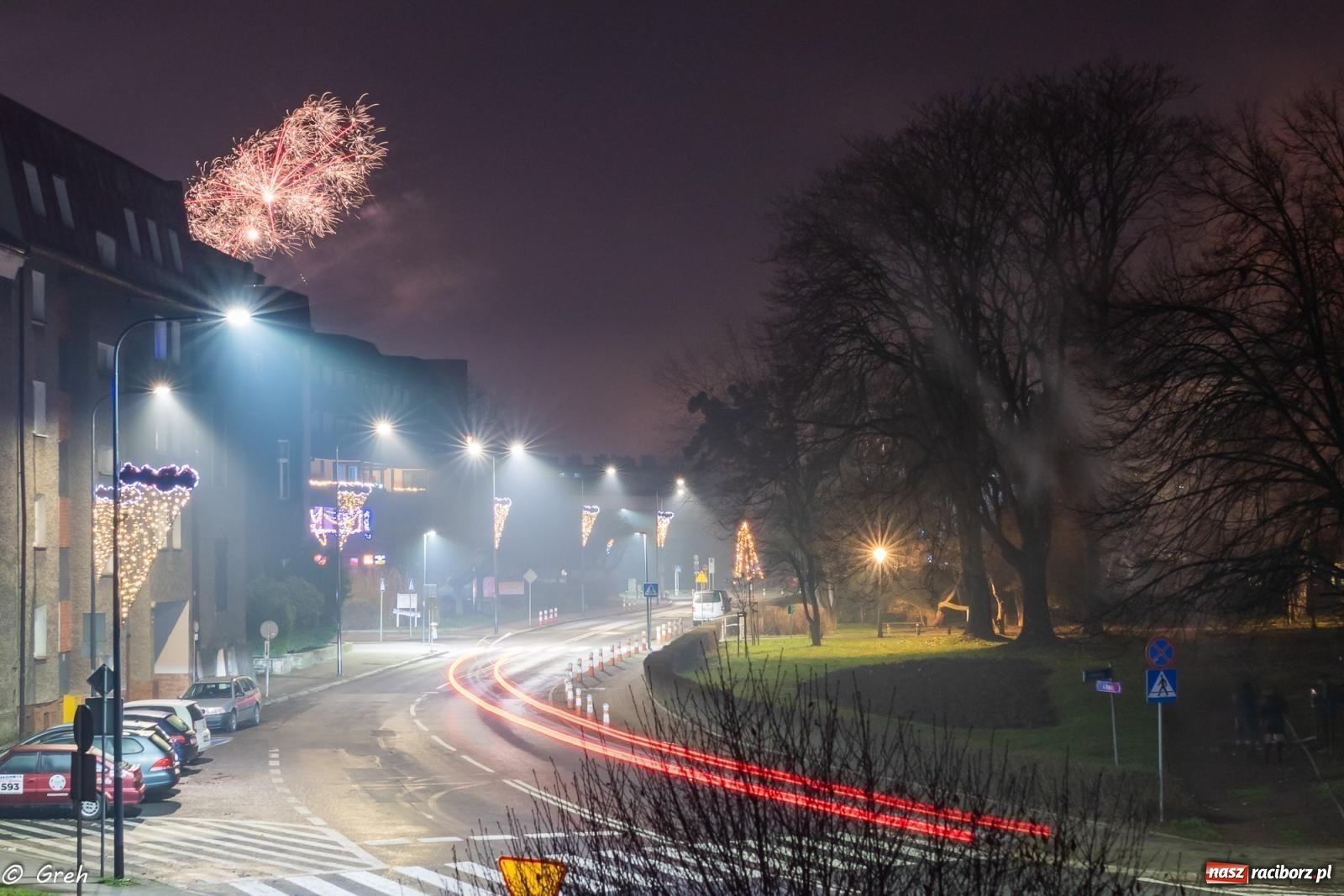 Zdjęcie w galerii na portalu naszraciborz.pl: Sylwestrowe migawki z Raciborza [FOTO i WIDEO] wiadomości z regionu