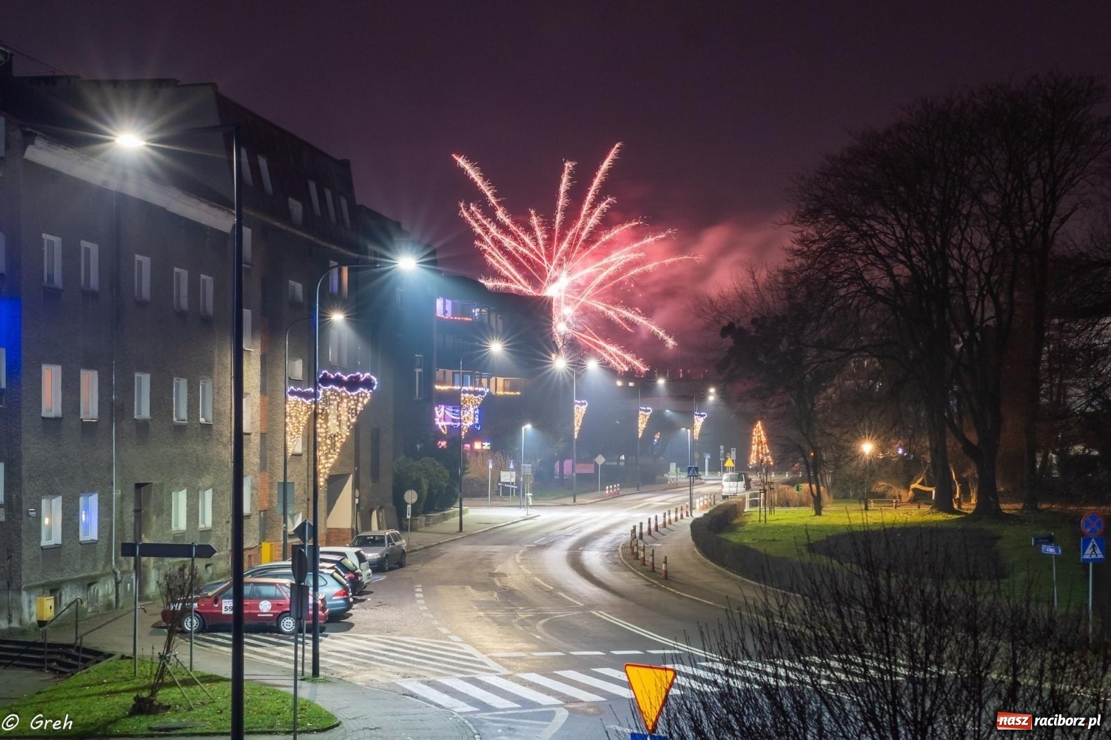 Zdjęcie w galerii na portalu naszraciborz.pl: Sylwestrowe migawki z Raciborza [FOTO i WIDEO] wiadomości z regionu