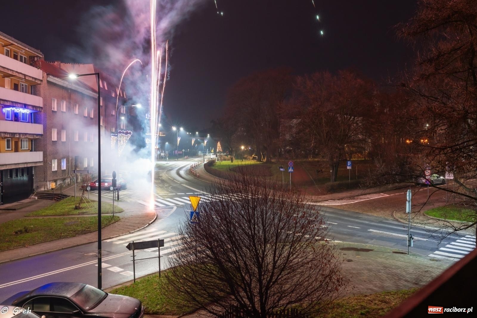 Zdjęcie w galerii na portalu naszraciborz.pl: Sylwestrowe migawki z Raciborza [FOTO i WIDEO] wiadomości z regionu