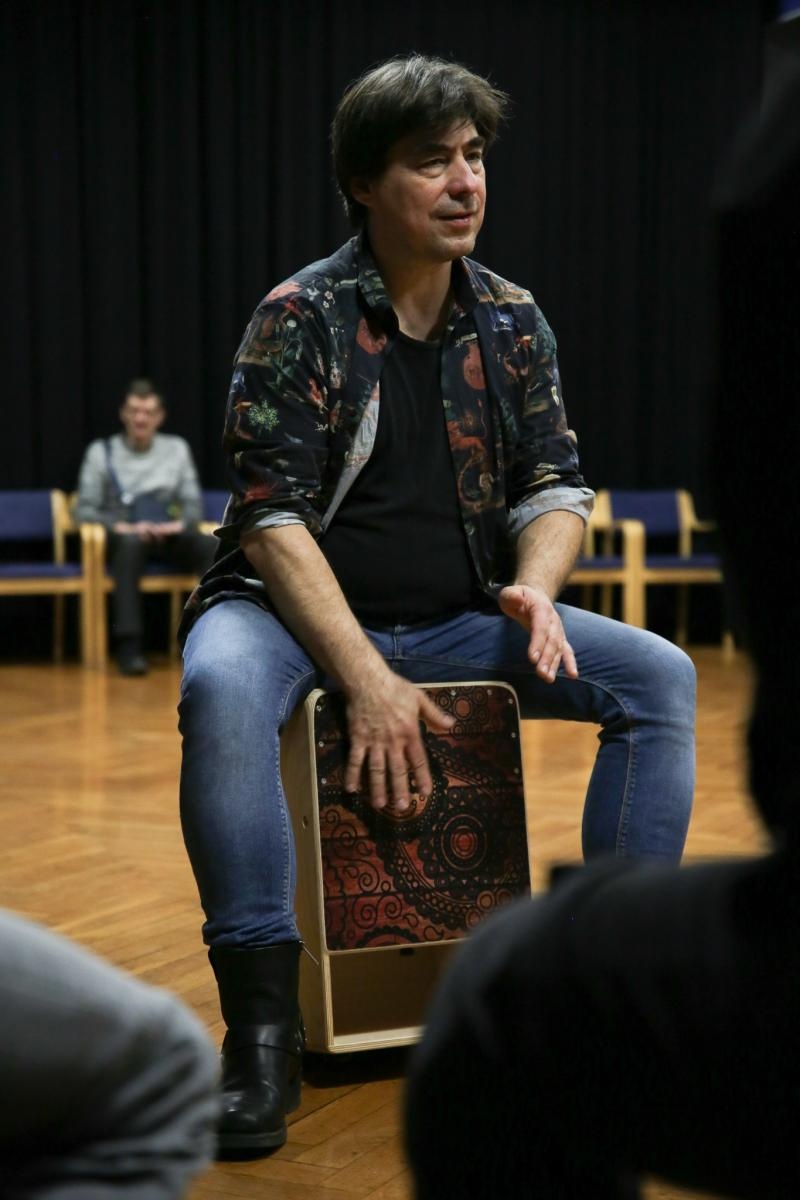 Zdjęcie w galerii na portalu naszraciborz.pl: Awangardowa Edukacja Kulturalna B. Schaeffera w RCK [FOTO i WIDEO] wiadomości z regionu