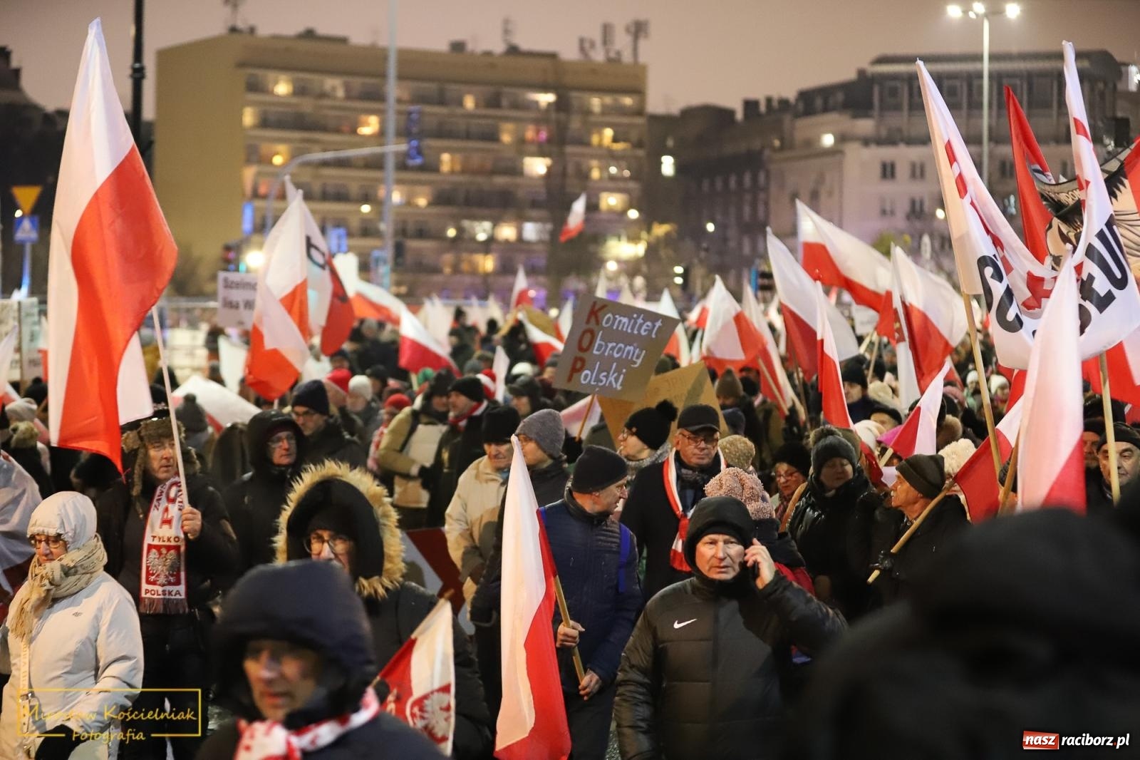 Zdjęcie w galerii na portalu naszraciborz.pl: Protest wolnych Polaków - grupa raciborska [FOTO i WIDEO] wiadomości z regionu