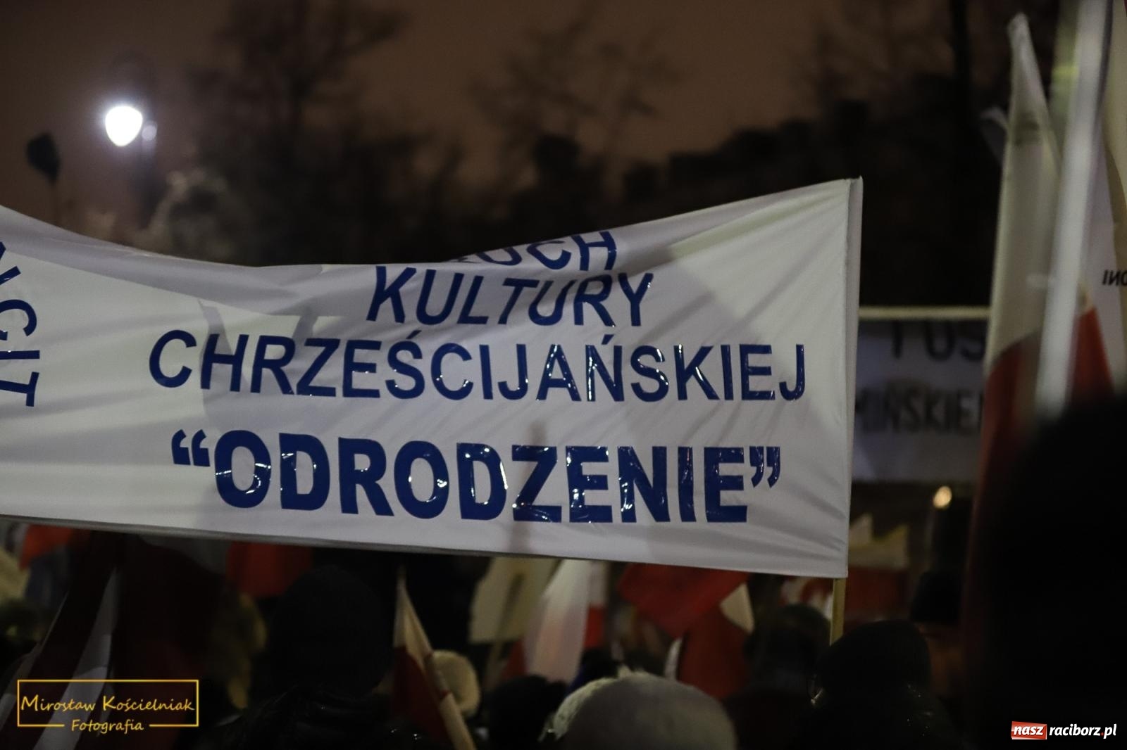 Zdjęcie w galerii na portalu naszraciborz.pl: Protest wolnych Polaków - grupa raciborska [FOTO i WIDEO] wiadomości z regionu