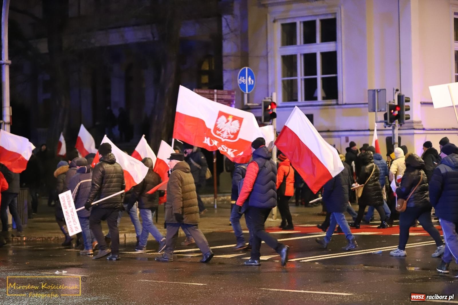Zdjęcie w galerii na portalu naszraciborz.pl: Protest wolnych Polaków - grupa raciborska [FOTO i WIDEO] wiadomości z regionu