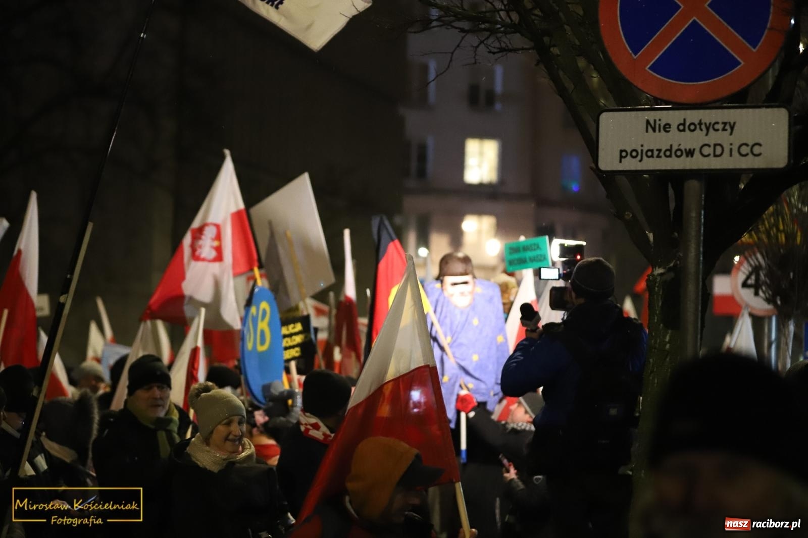 Zdjęcie w galerii na portalu naszraciborz.pl: Protest wolnych Polaków - grupa raciborska [FOTO i WIDEO] wiadomości z regionu