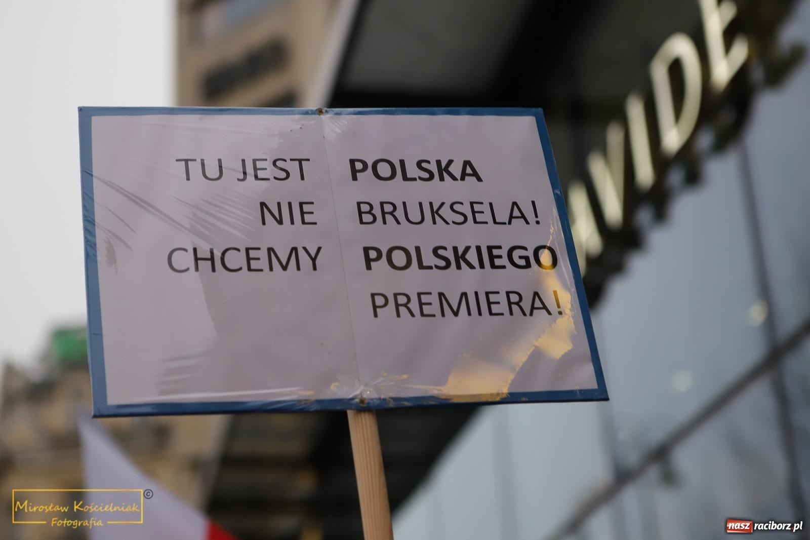Zdjęcie w galerii na portalu naszraciborz.pl: Protest wolnych Polaków - grupa raciborska [FOTO i WIDEO] wiadomości z regionu