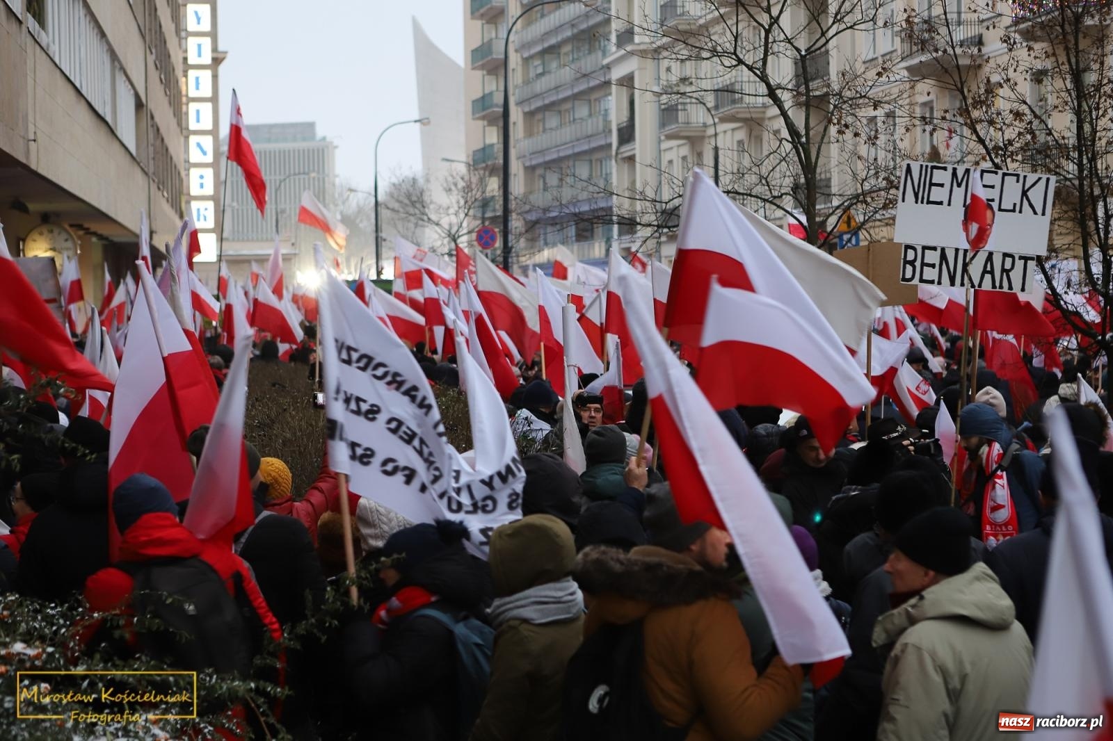 Zdjęcie w galerii na portalu naszraciborz.pl: Protest wolnych Polaków - grupa raciborska [FOTO i WIDEO] wiadomości z regionu