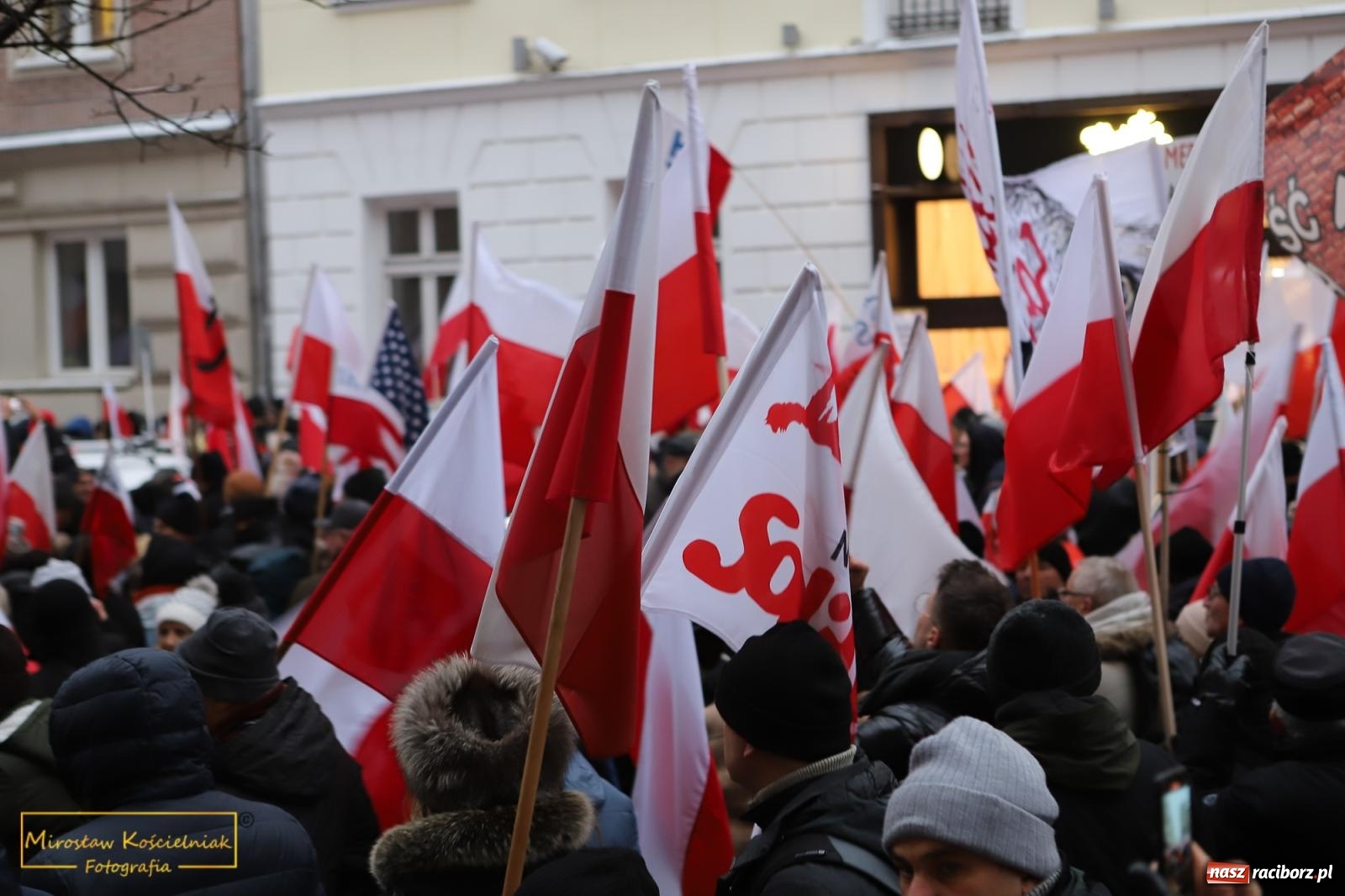 Zdjęcie w galerii na portalu naszraciborz.pl: Protest wolnych Polaków - grupa raciborska [FOTO i WIDEO] wiadomości z regionu