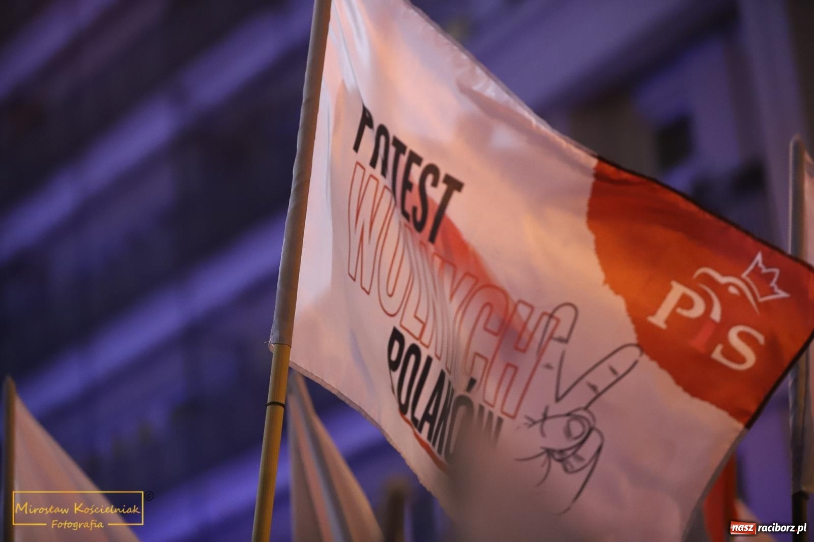 Zdjęcie w galerii na portalu naszraciborz.pl: Protest wolnych Polaków - grupa raciborska [FOTO i WIDEO] wiadomości z regionu