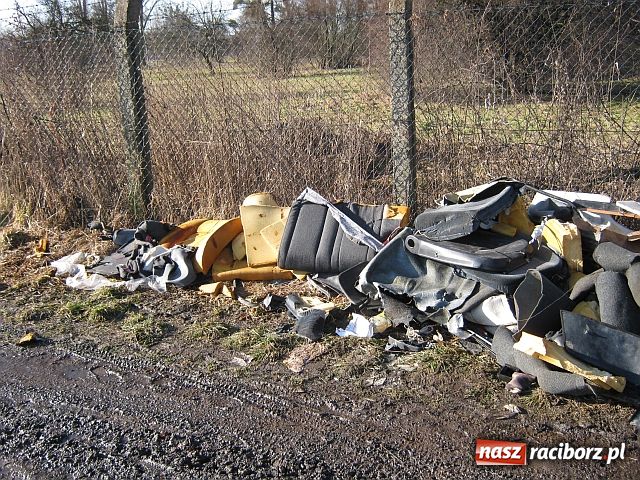 Zdjęcie w galerii na portalu naszraciborz.pl: W rowach zalegają resztki wraków wiadomości z regionu