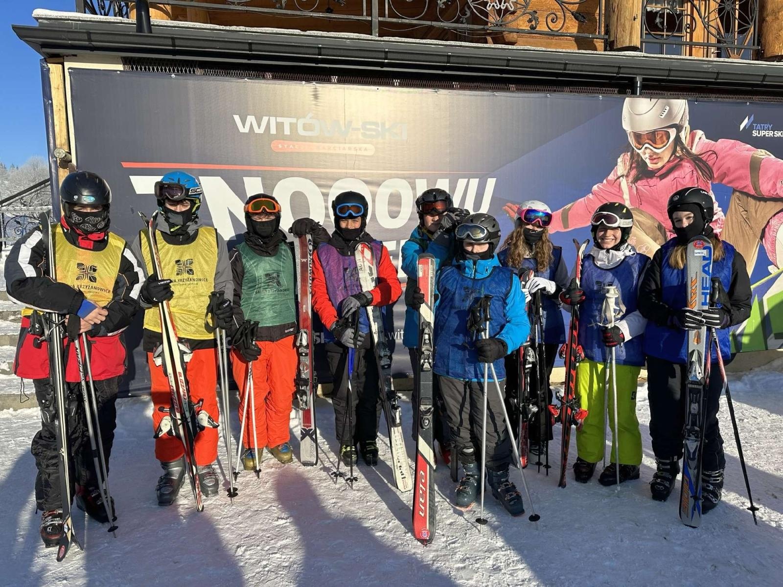 Zdjęcie w galerii na portalu naszraciborz.pl: Młodzi narciarze z gm. Krzyżanowice szusowali w Zakopanem wiadomości z regionu