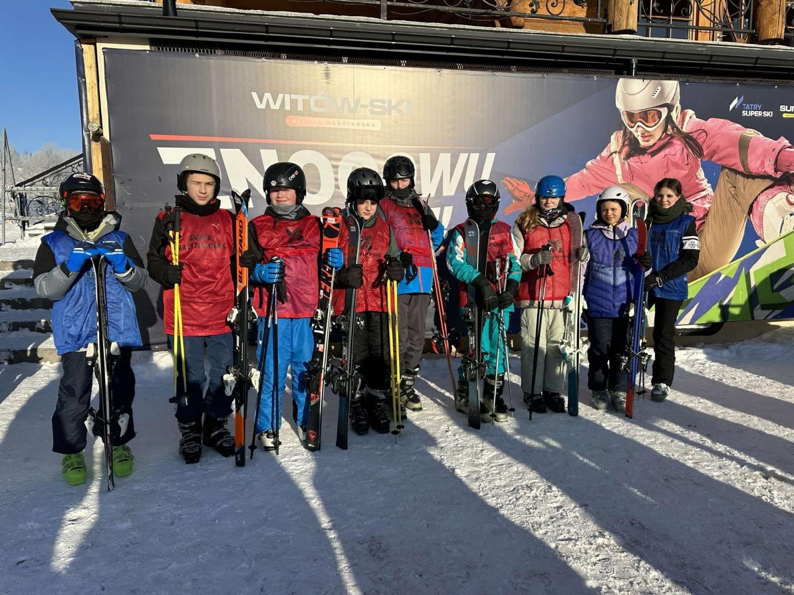 Zdjęcie w galerii na portalu naszraciborz.pl: Młodzi narciarze z gm. Krzyżanowice szusowali w Zakopanem wiadomości z regionu